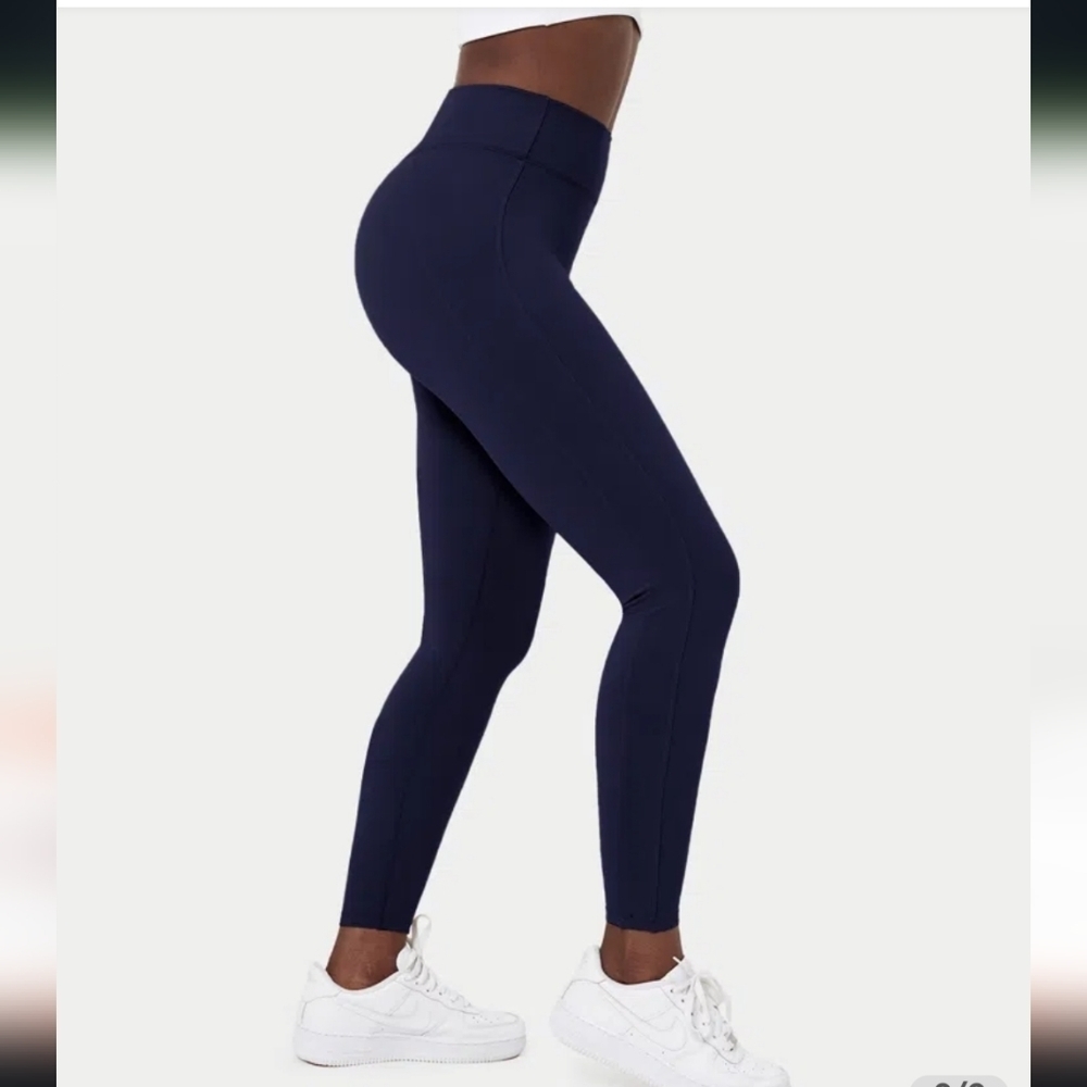 Halara Everyday High Waisted Back Pocket Cotton 7/8 Leggings small